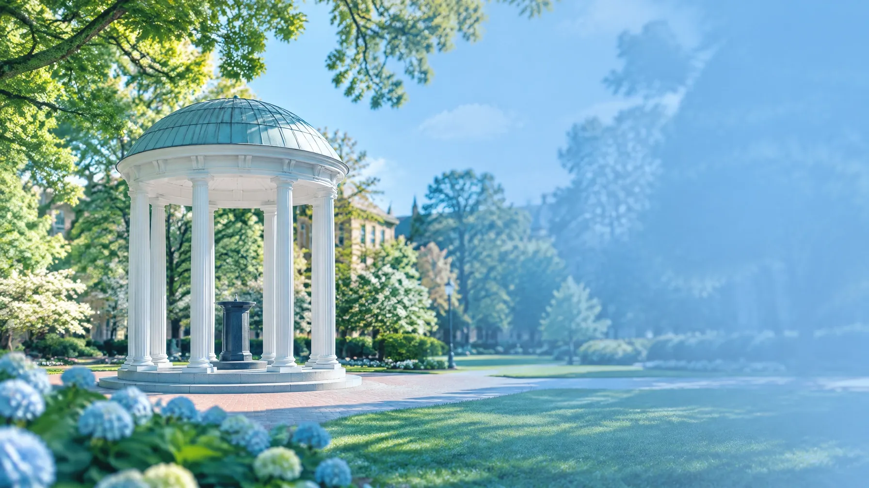 The Old Well on the UNC Chapel Hill campus